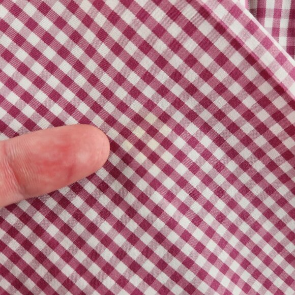 Brooks Brothers Madison Large Non-iron Magenta Check Long Sleeve Button Up Shirt - Picture 15 of 16